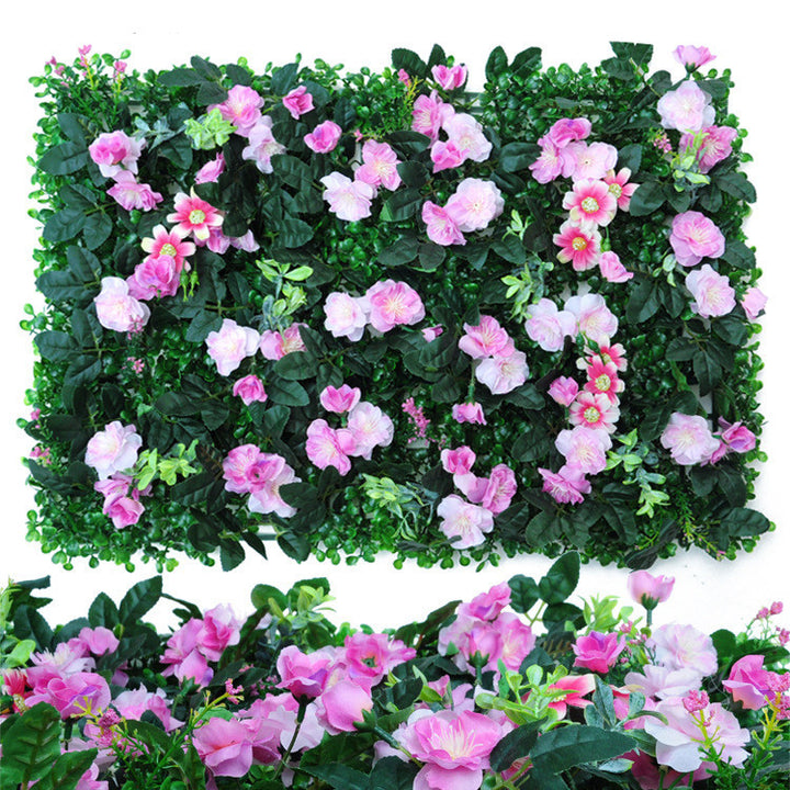 Aesthetic faux boxwood plant wall decoration with lush greenery and realistic texture perfect for indoor and outdoor decor low-maintenance and easy to install