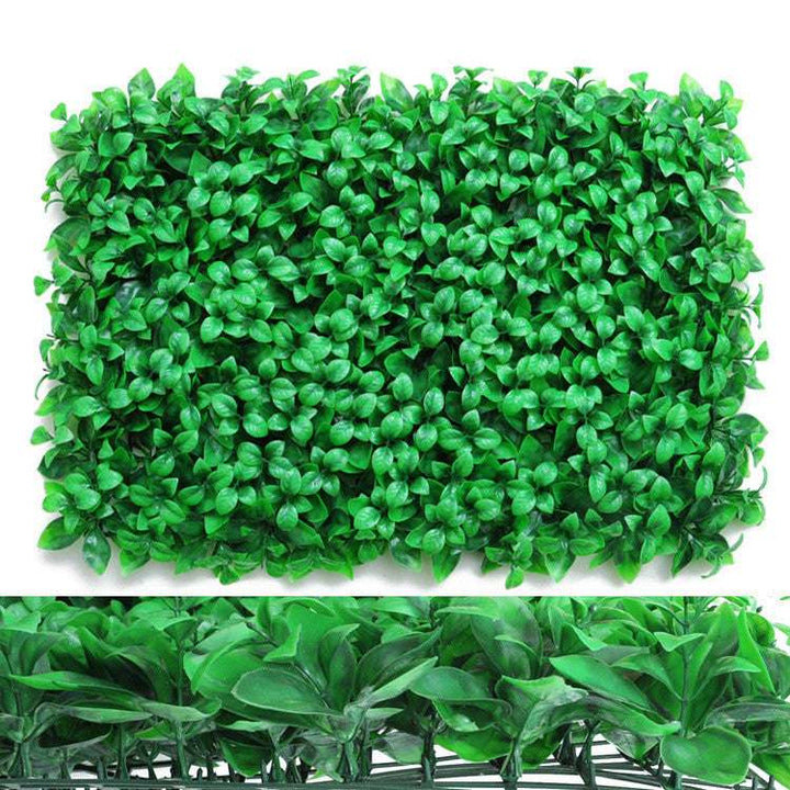 Aesthetic faux boxwood plant wall decoration with lush greenery and realistic texture perfect for indoor and outdoor decor low-maintenance and easy to install