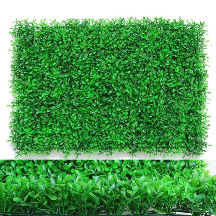 Aesthetic faux boxwood plant wall decoration with lush greenery and realistic texture perfect for indoor and outdoor decor low-maintenance and easy to install