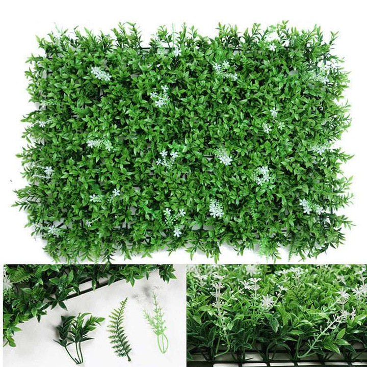 Aesthetic faux boxwood plant wall decoration with lush greenery and realistic texture perfect for indoor and outdoor decor low-maintenance and easy to install