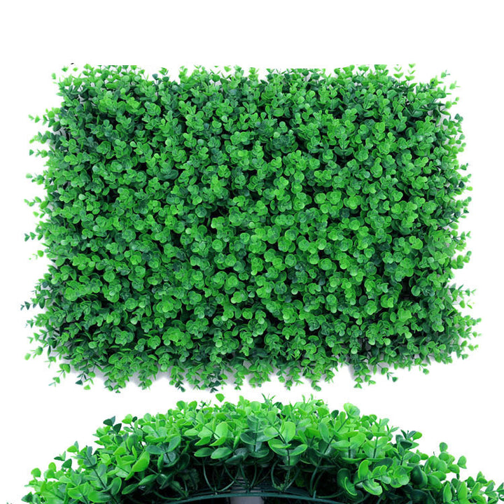 Aesthetic faux boxwood plant wall decoration with lush greenery and realistic texture perfect for indoor and outdoor decor low-maintenance and easy to install