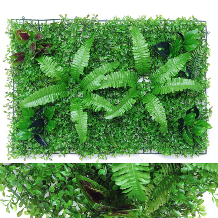 Aesthetic faux boxwood plant wall decoration with lush greenery and realistic texture perfect for indoor and outdoor decor low-maintenance and easy to install
