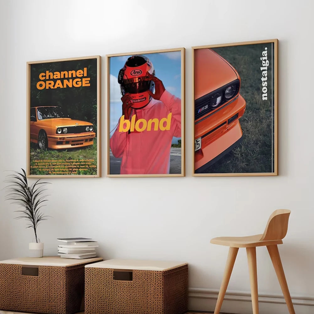 VibeCore Frank Ocean Cars Canvas Prints