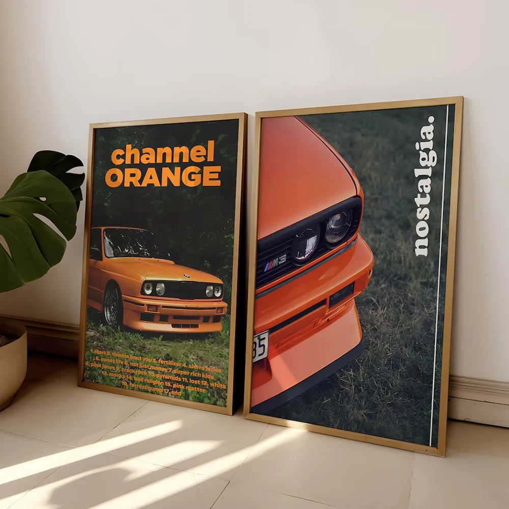 VibeCore Frank Ocean Cars Canvas Prints Option A and C