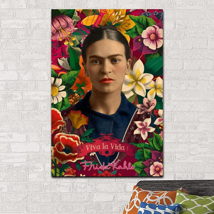 VibeCore Frida Kahlo Canvas Prints Option K: Viva la Vida!