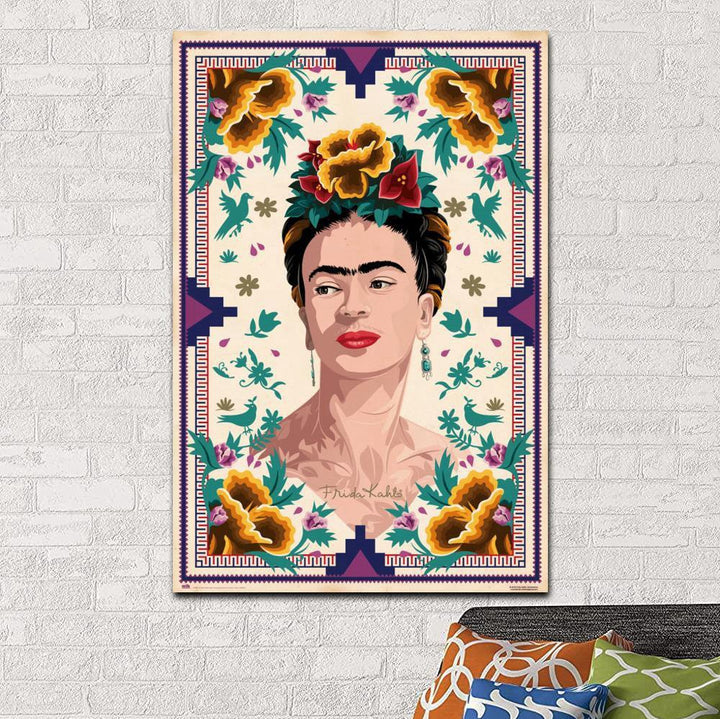 VibeCore Frida Kahlo Canvas Prints Option L: Digital art