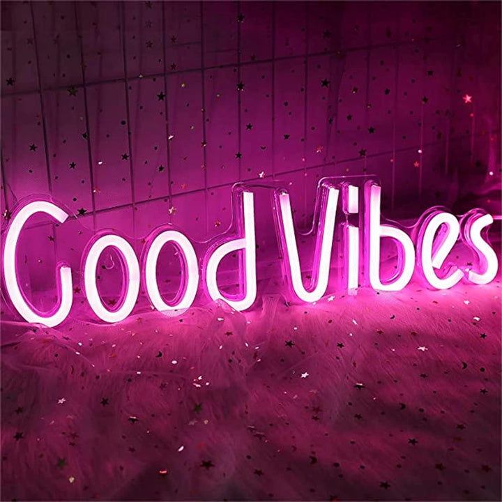 VibeCore Good Vibes Neon Light Pink