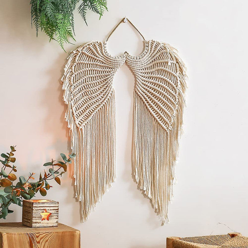 VibeCore Handmade Angel Wings Macrame