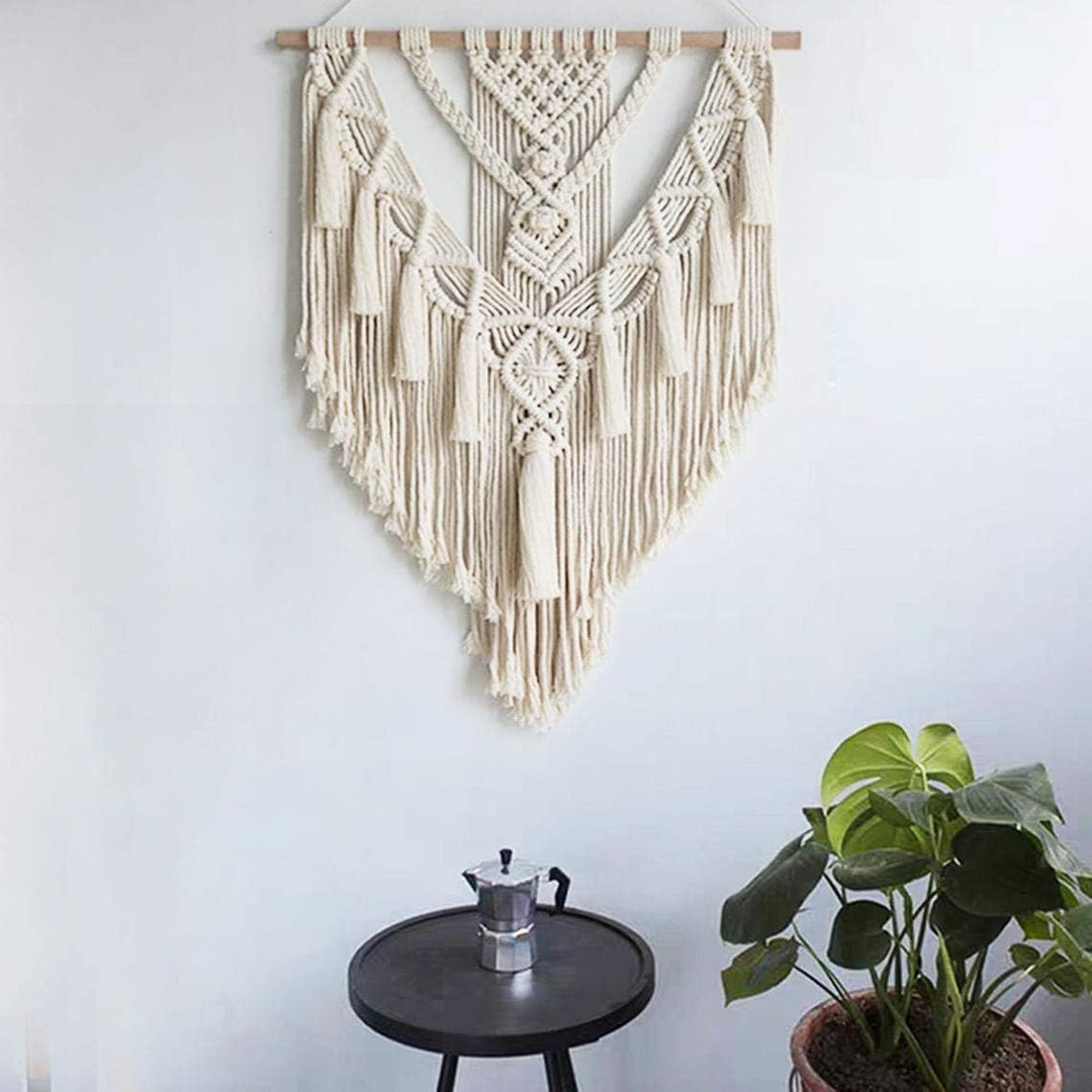VibeCore Handmade Boho Macrame On Wall In Apartment