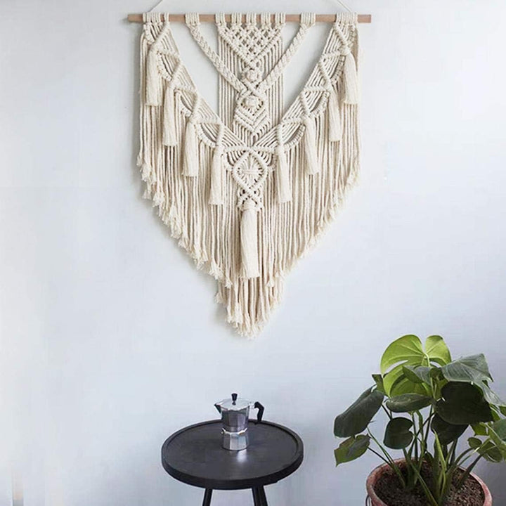 VibeCore Handmade Boho Macrame On Wall In Apartment
