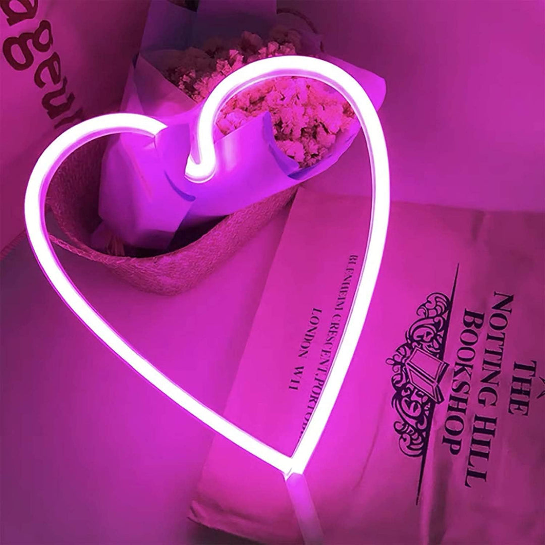 VibeCore Heart Neon Light Pink
