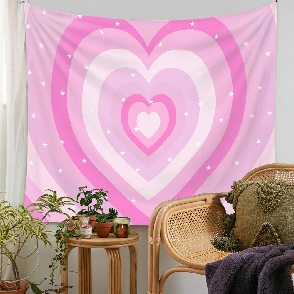 VibeCore Heart Vibes Tapestry
