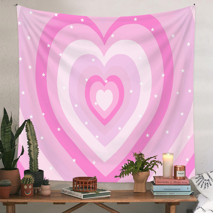 VibeCore Heart Vibes Tapestry Hanging