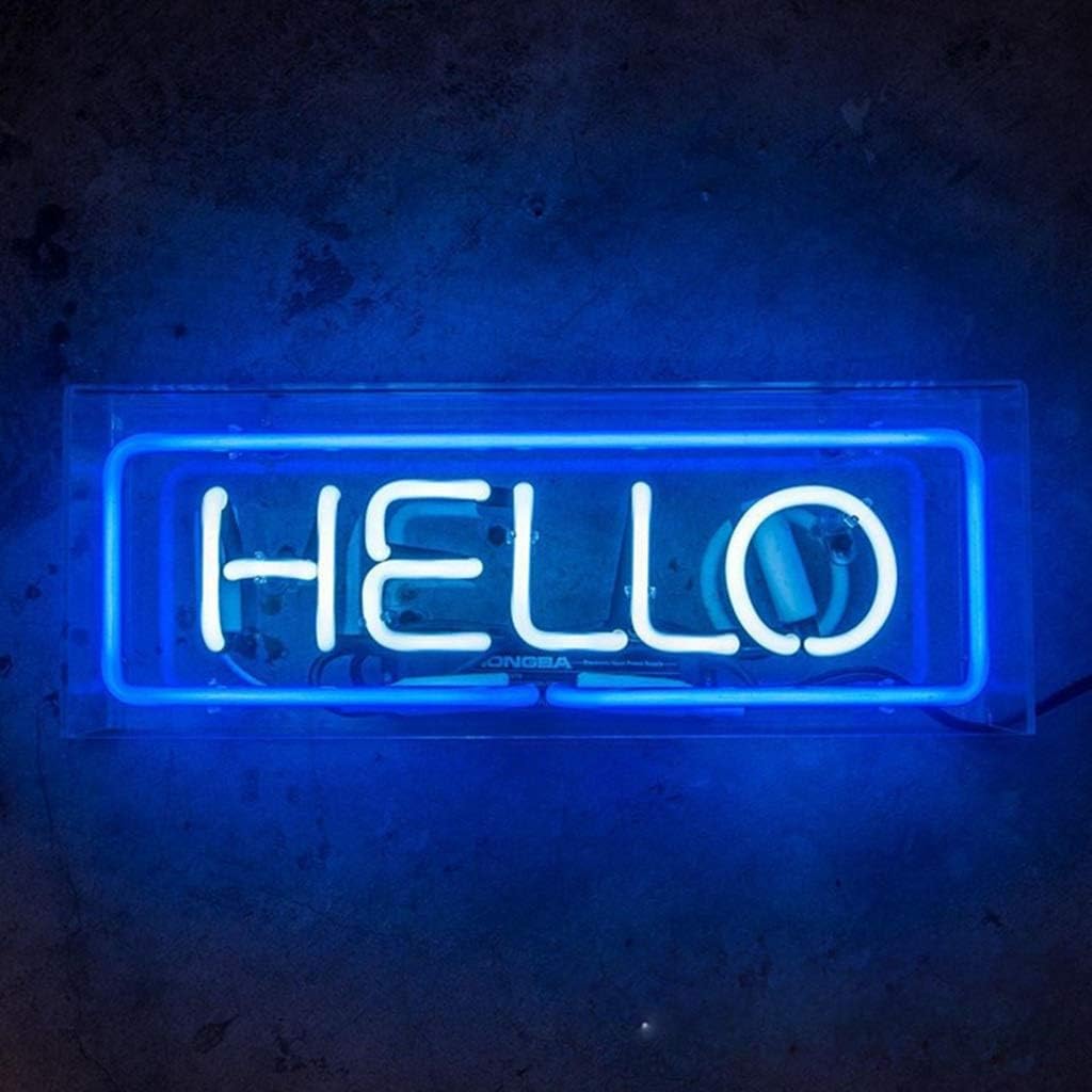 VibeCore Hello Table Neon Light