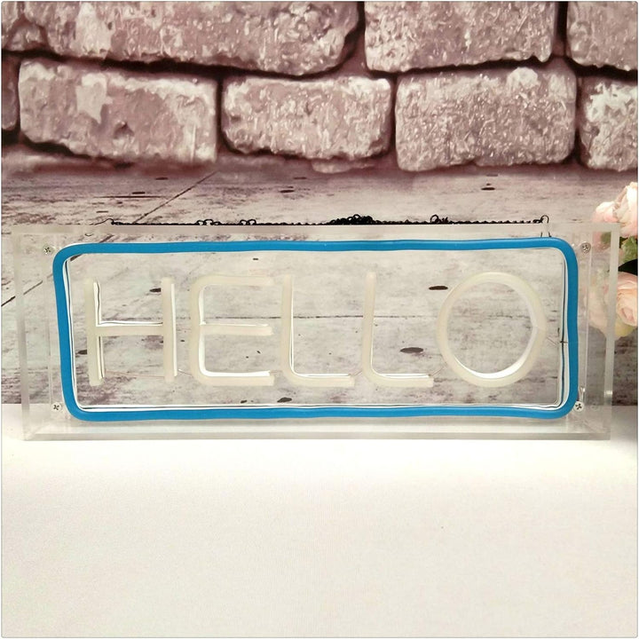 VibeCore Hello Table Neon Light Unlit
