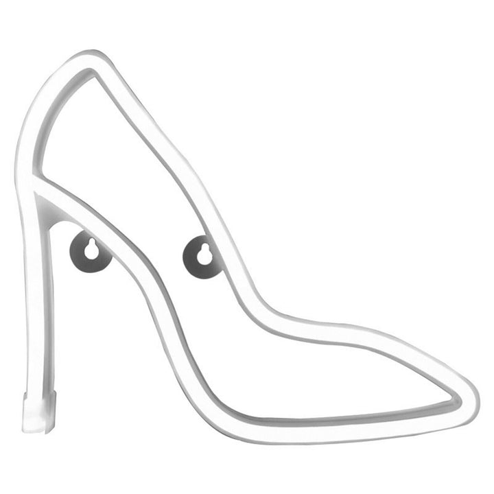 VibeCore High-Heel Neon Light unlit, showcasing the elegant design without illumination.