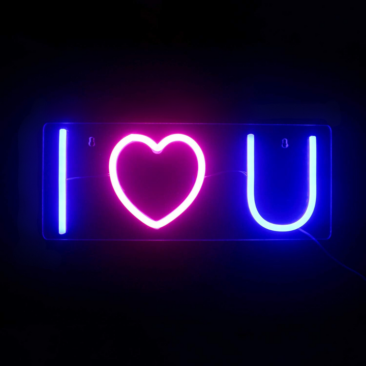 VibeCore I Heart U Neon Light In The Dark