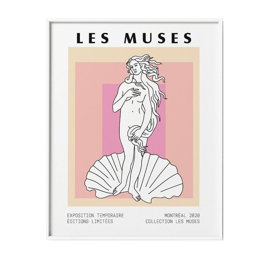 VibeCore Les Muses Canvas Prints Option A - Les Muses Orange Tones Montreal 2020