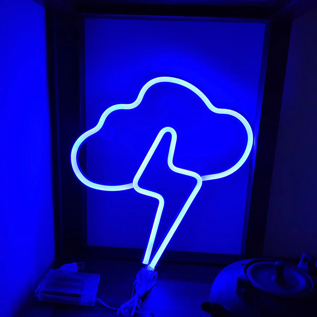 VibeCore Lightning Cloud Neon Light Blue