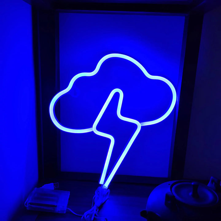 VibeCore Lightning Cloud Neon Light Blue