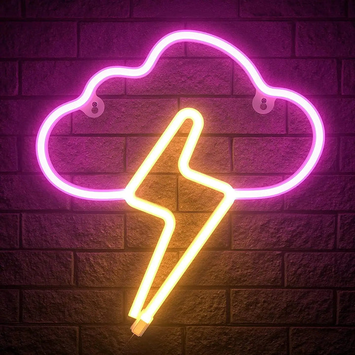 VibeCore Lightning Cloud Neon Light Pink