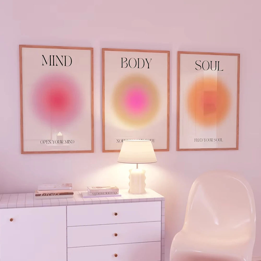 VibeCore Mind Body Soul Canvas Prints