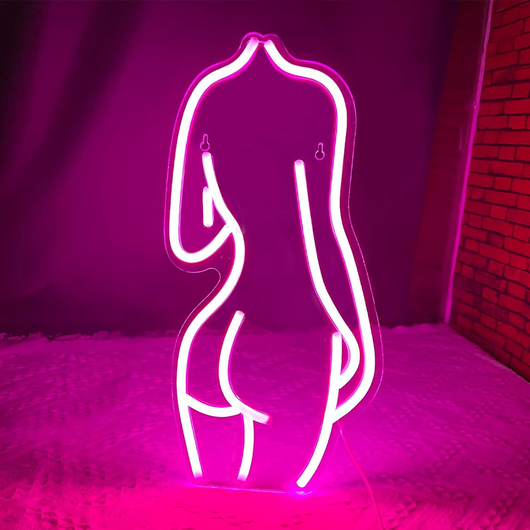 VibeCore Model Neon Light Close Up