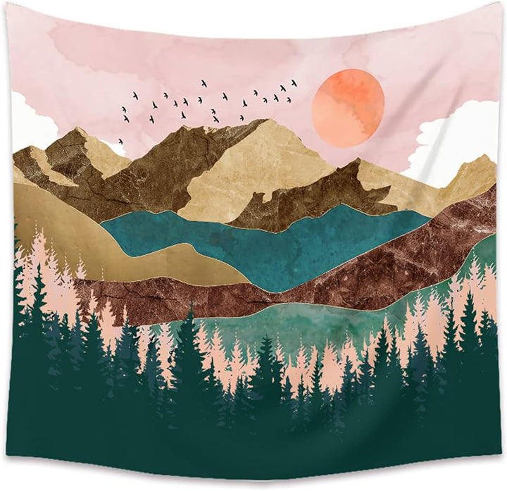 VibeCore Mountain Views Tapestry Product View
