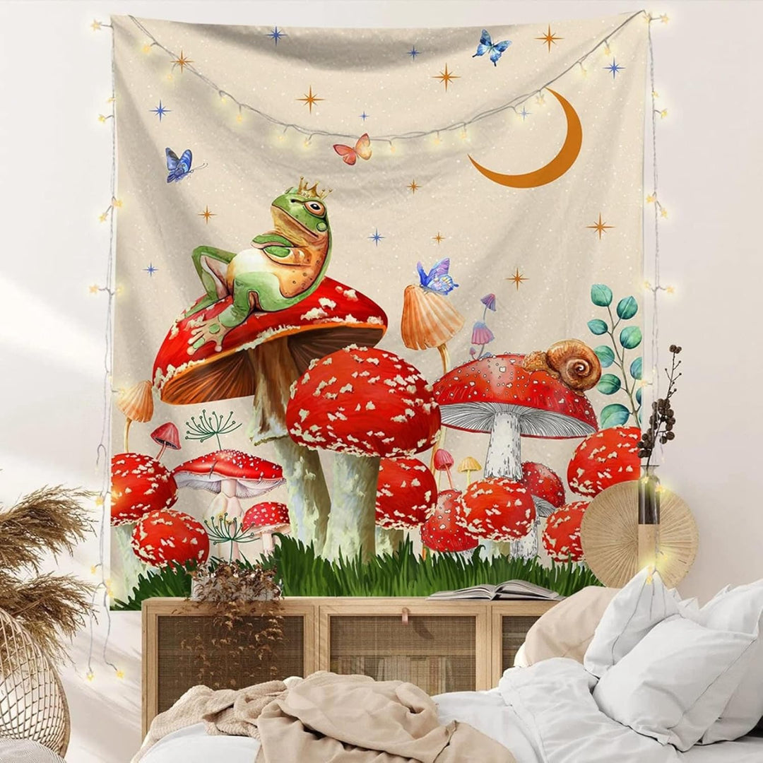 VibeCore Mushroom King Tapestry