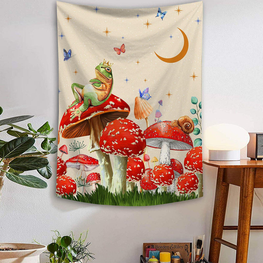 VibeCore Mushroom King Tapestry Hanging