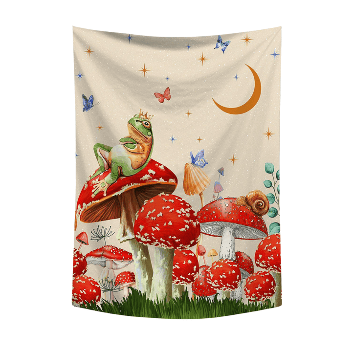 VibeCore Mushroom King Tapestry Product View