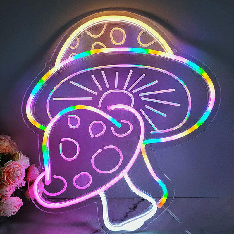 VibeCore Mushroom Neon Light Warm White