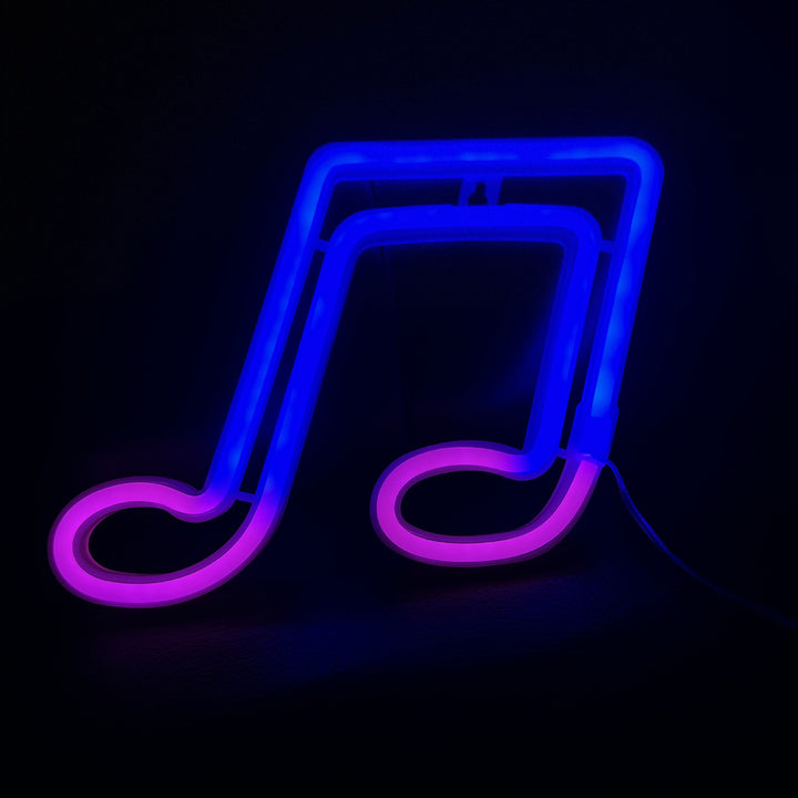 VibeCore Music Note Neon Blue & Pink