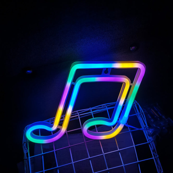 VibeCore Music Note Neon Multicolor