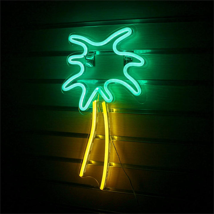 VibeCore Palm Tree Neon Light On Wall