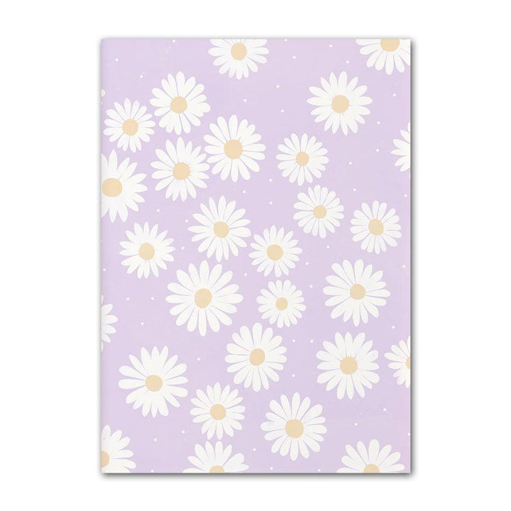 ‘Pastel Flower Market’ canvas poster featuring pastel purple tones with delicate daisies, perfect for adding a soft, floral touch to your bedroom, dorm, or apartment decor.