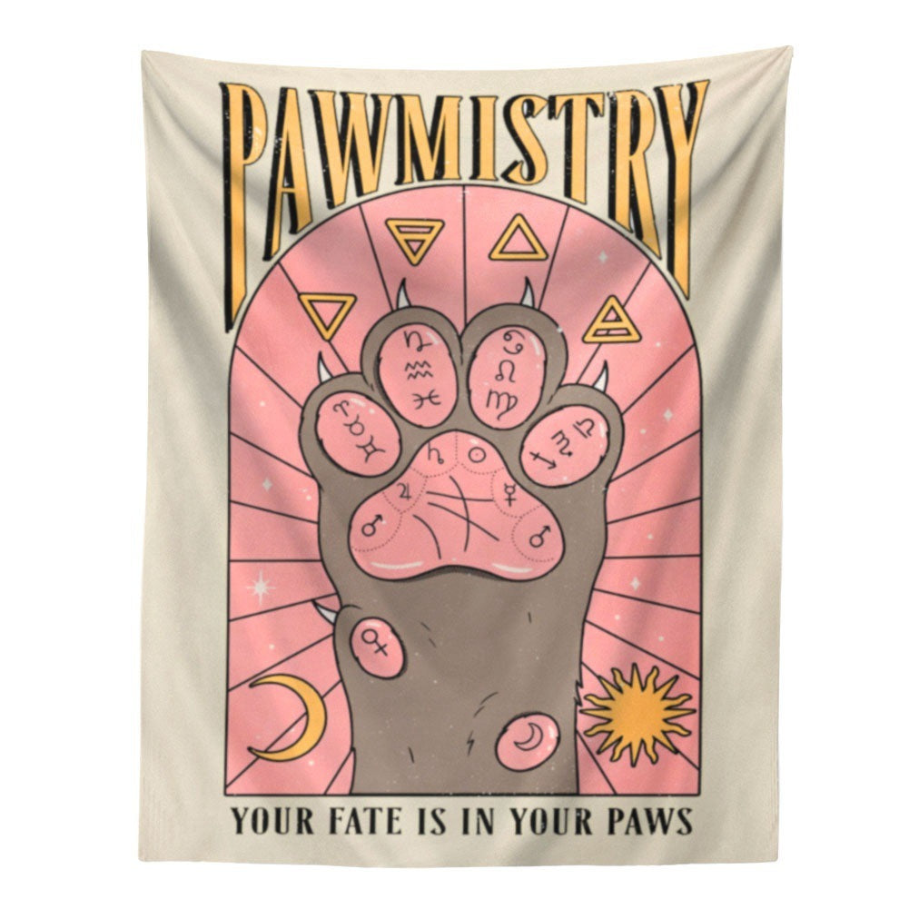 VibeCore Pawmistry Tapestry Product View