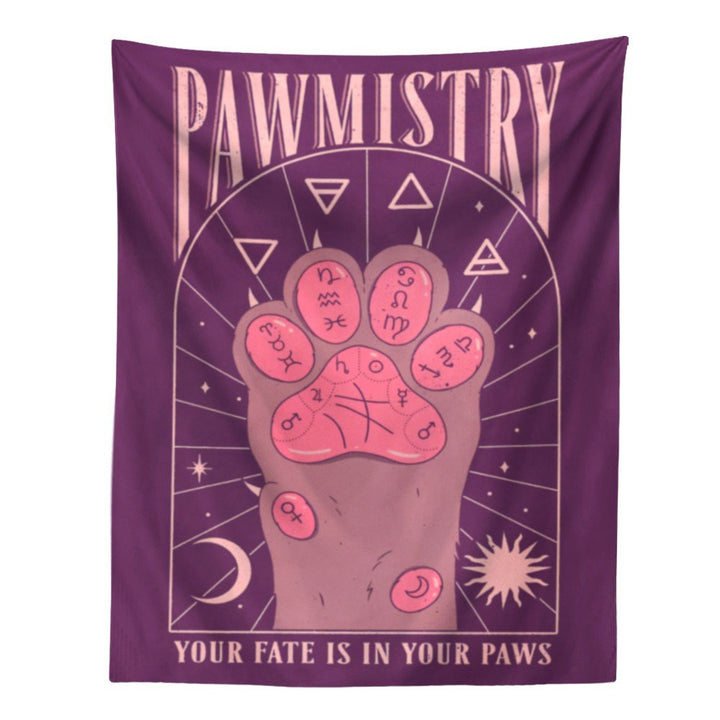 VibeCore Pawmistry Tapestry Purple Product View
