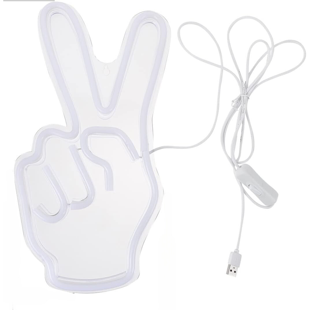 VibeCore Peace Out Neon Light Unlit