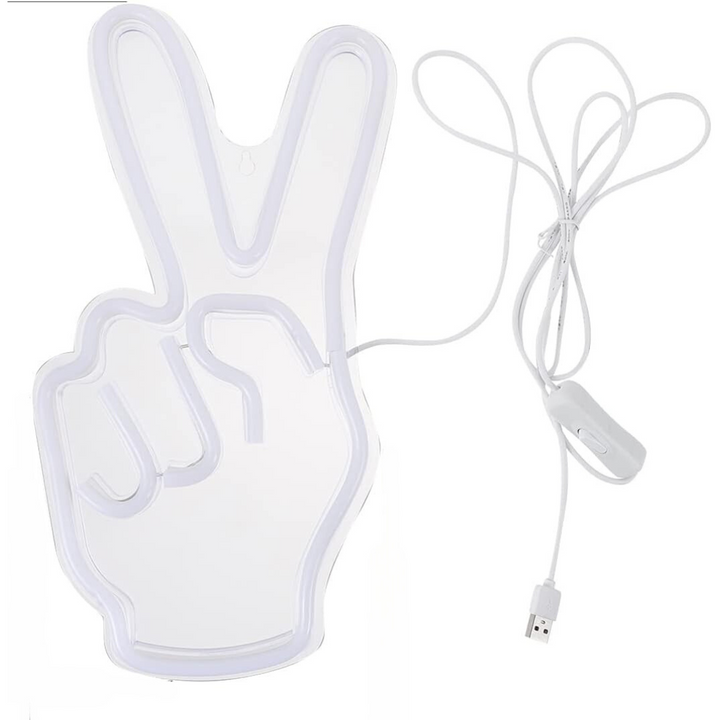 VibeCore Peace Out Neon Light Unlit