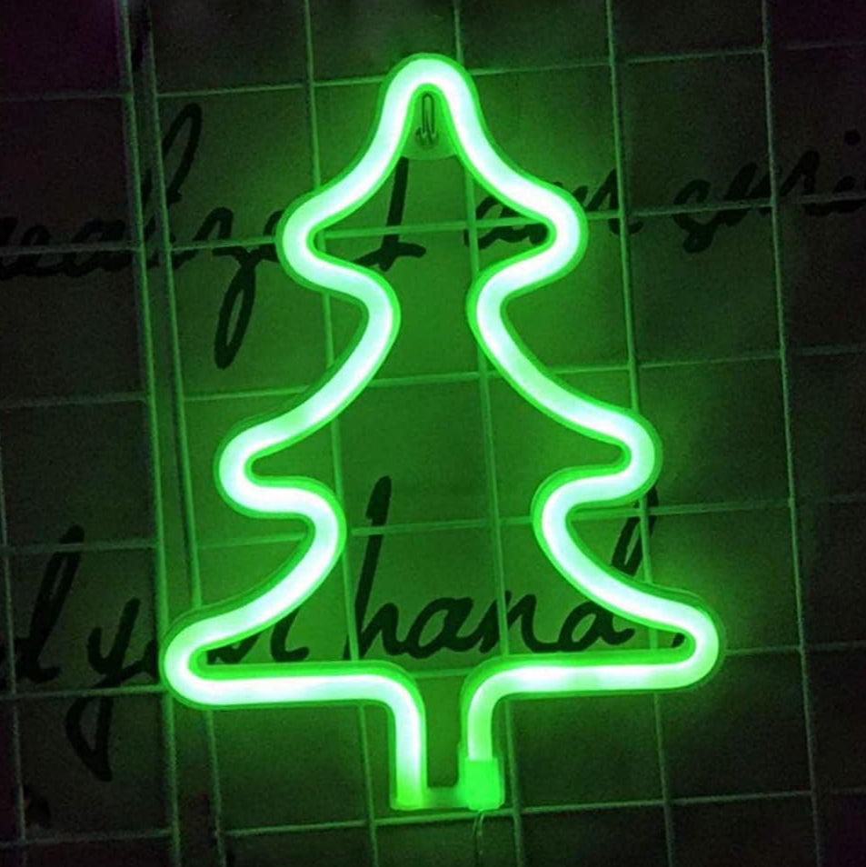 VibeCore Pine Tree Neon Light