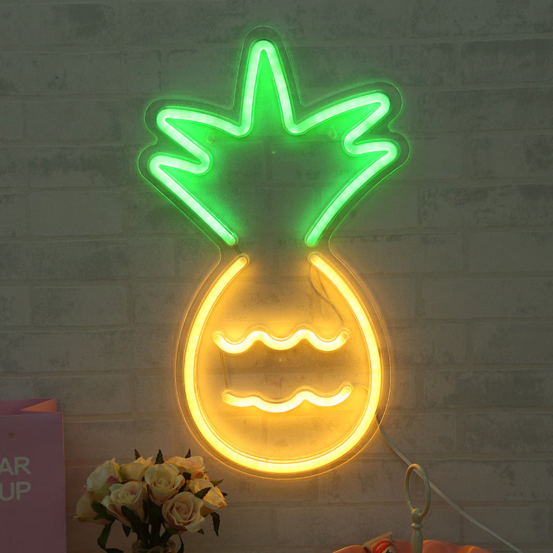 VibeCore Pineapple Neon Light