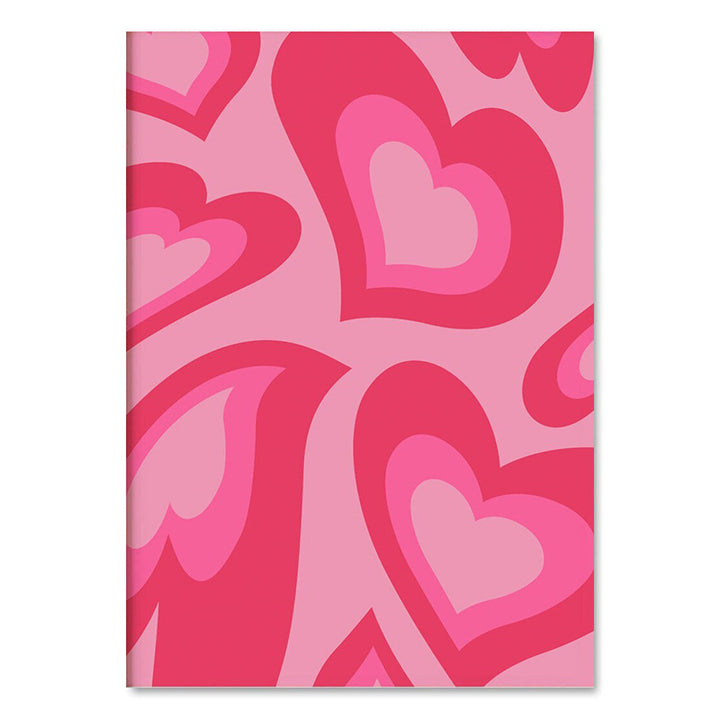 "VibeCore Pink Divine Feminine Canvas Posters" featuring soft pink hearts surrounded by gentle aura gradients, representing love and divine feminine energy. This spiritual and aesthetic print brings a sense of warmth, empowerment, and serenity to your space. Perfect for adding a touch of positivity and vibrancy to your bedroom, dorm, or apartment, it embraces the power of love and femininity with its soothing and empowering design.
