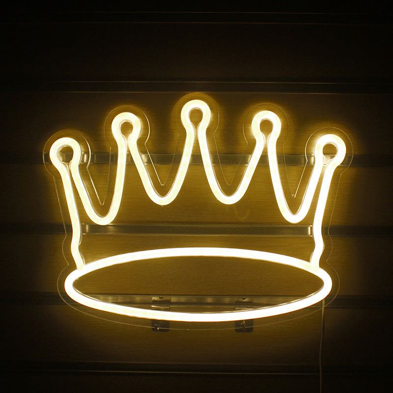 VibeCore Queen's Crown Neon Light