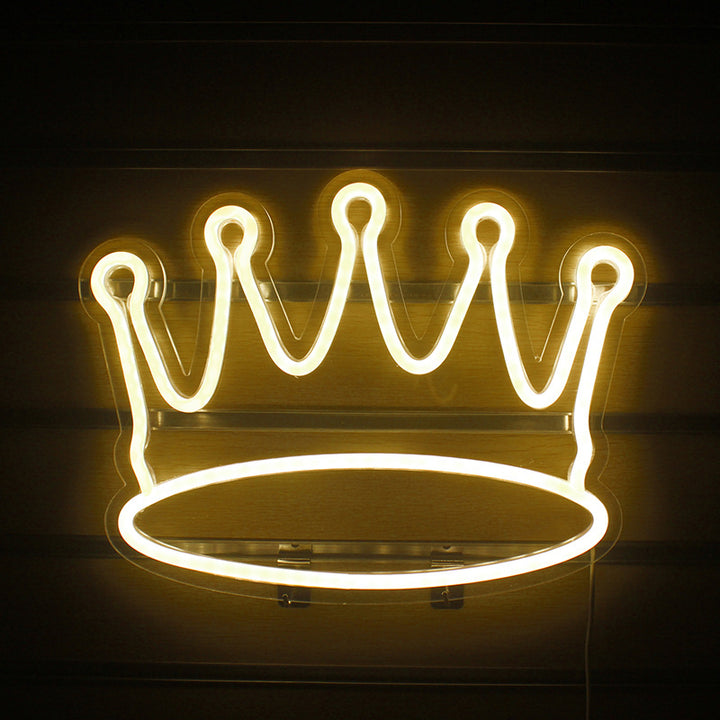 VibeCore Queen's Crown Neon Light