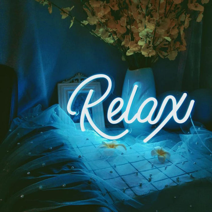 VibeCore Relax Neon Light On Side Table