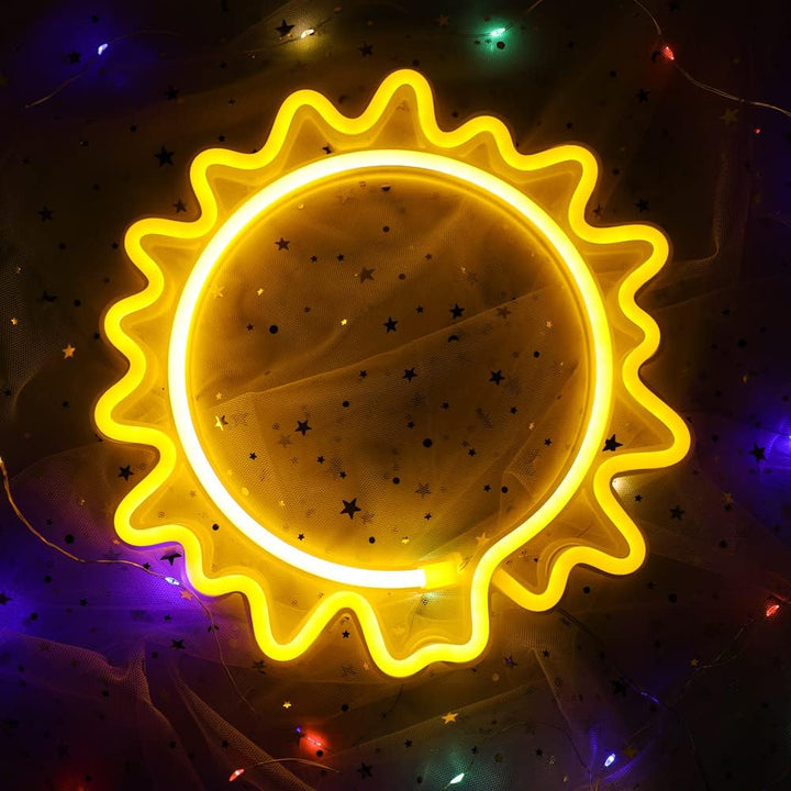 VibeCore Sun Neon Light Lying Down