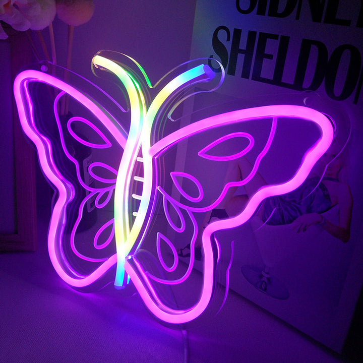 VibeCore Sweet Butterfly Neon Light Pink