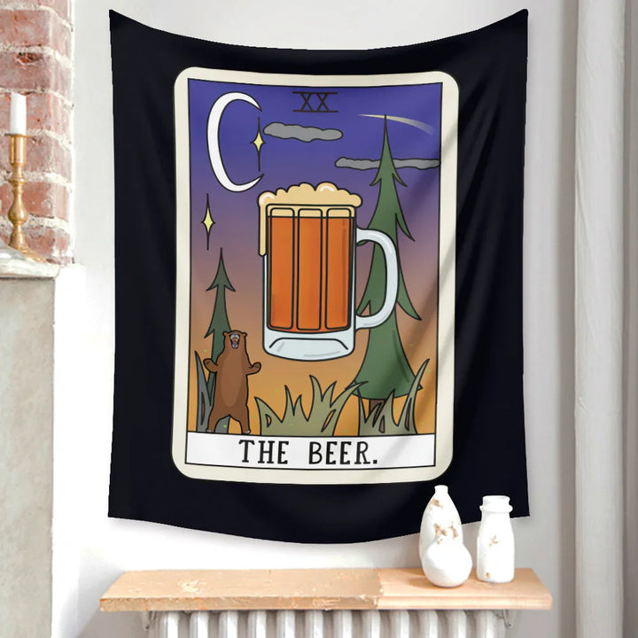 VibeCore The Beer Tarot Tapestry
