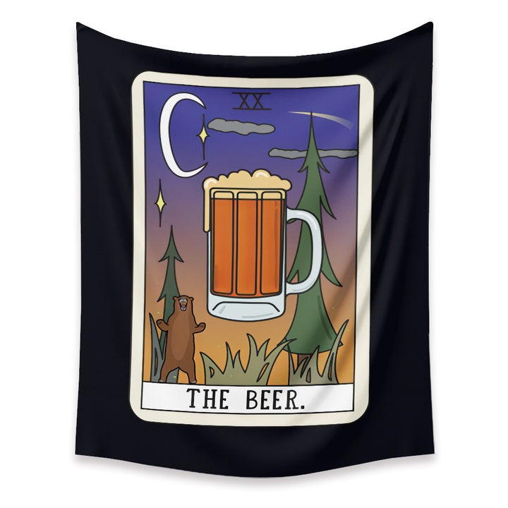 VibeCore The Beer Tarot Tapestry Product View